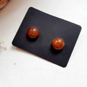 Käsitsi meisterdatud kõrvarõngad "Metsa saladused"