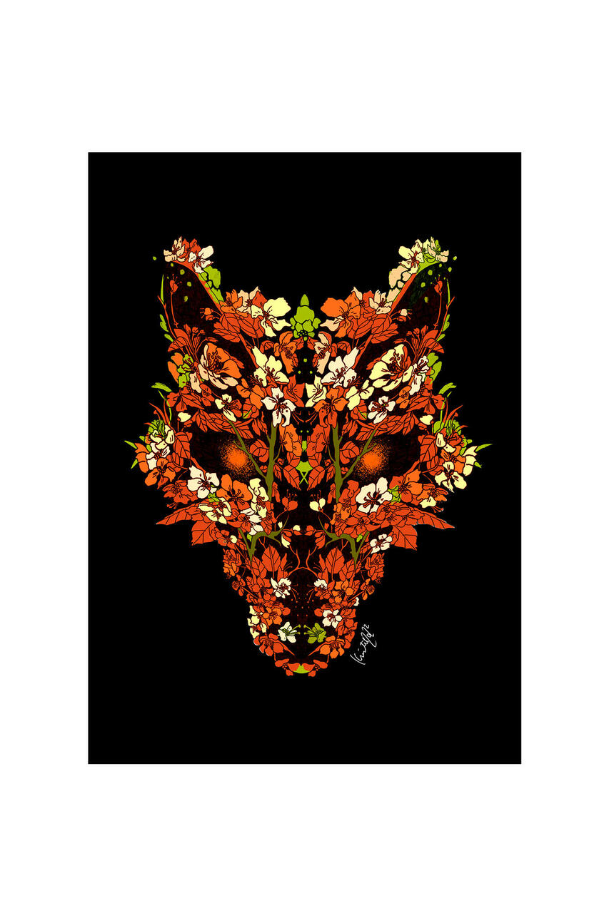 Postkaart "Õitsev hunt"