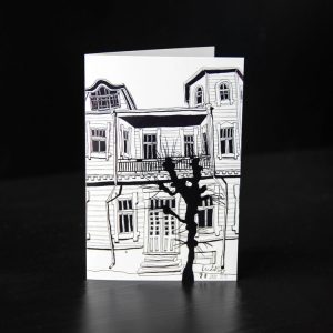Postkaart Tartu linnavisandiga "Karlova"