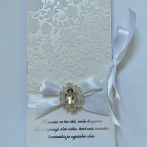 Elegantne õnnitluskaart rahataskuga, luuletusega