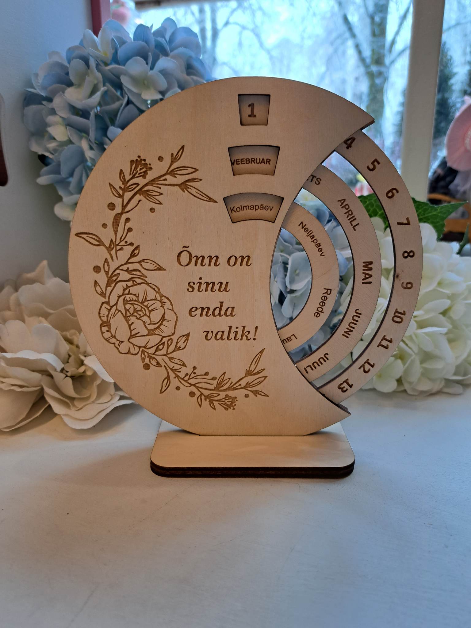 Igavene kalender lauale "Õnn on sinu enda valik!"