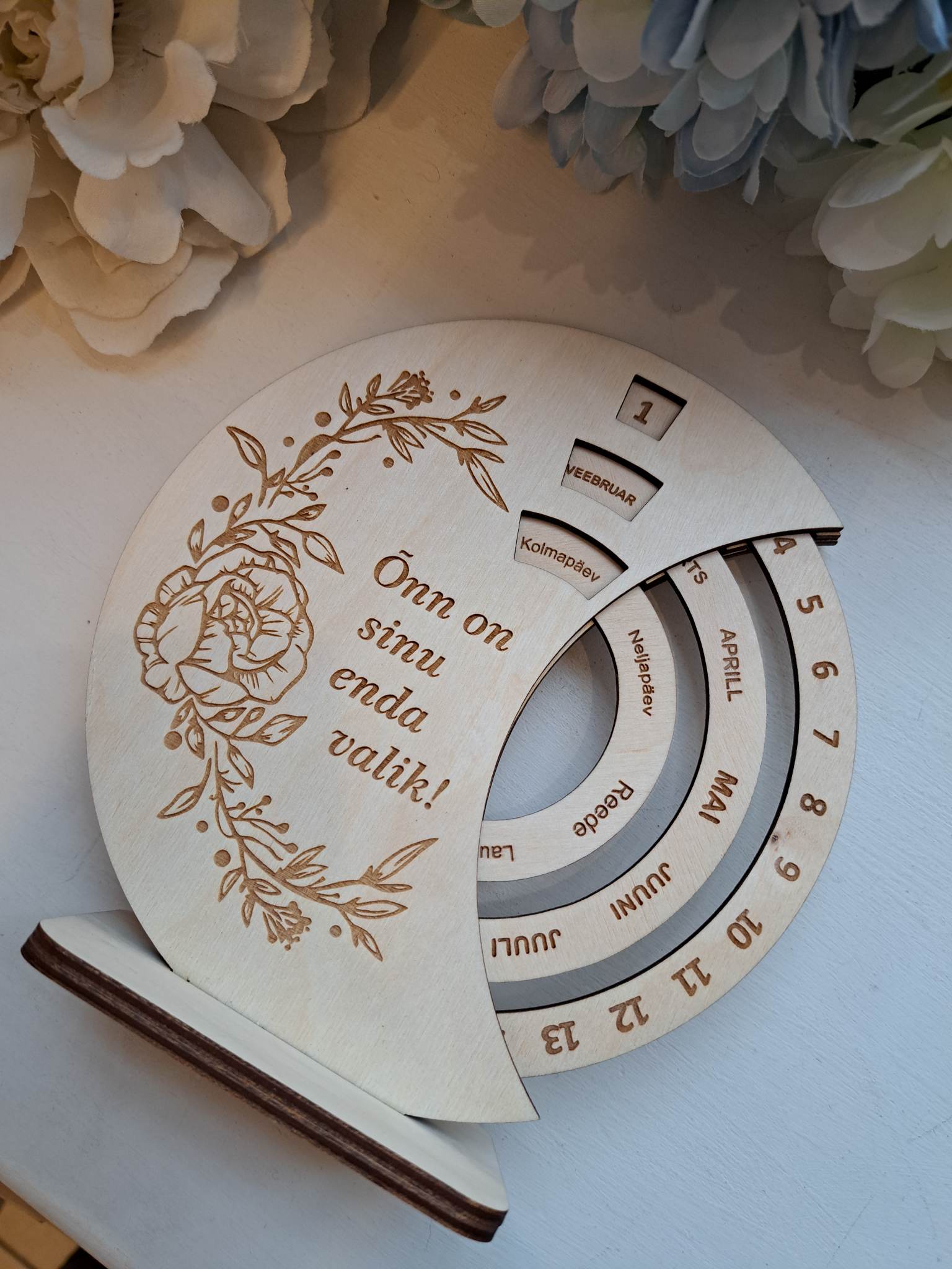 Igavene kalender lauale "Õnn on sinu enda valik!"