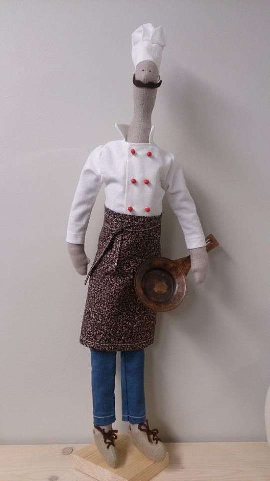 Tilda nukk-Prantsuse gurmeekokk