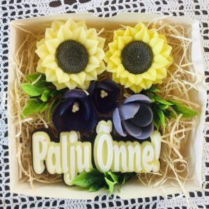 Seebikomplekt "Palju õnne"- päevalilled ja krookused