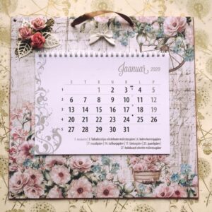 Romantiline seinakalender 2020 roosidega