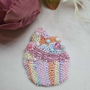 Käsitsi meisterdatud romantiline pross "Minimuffin"