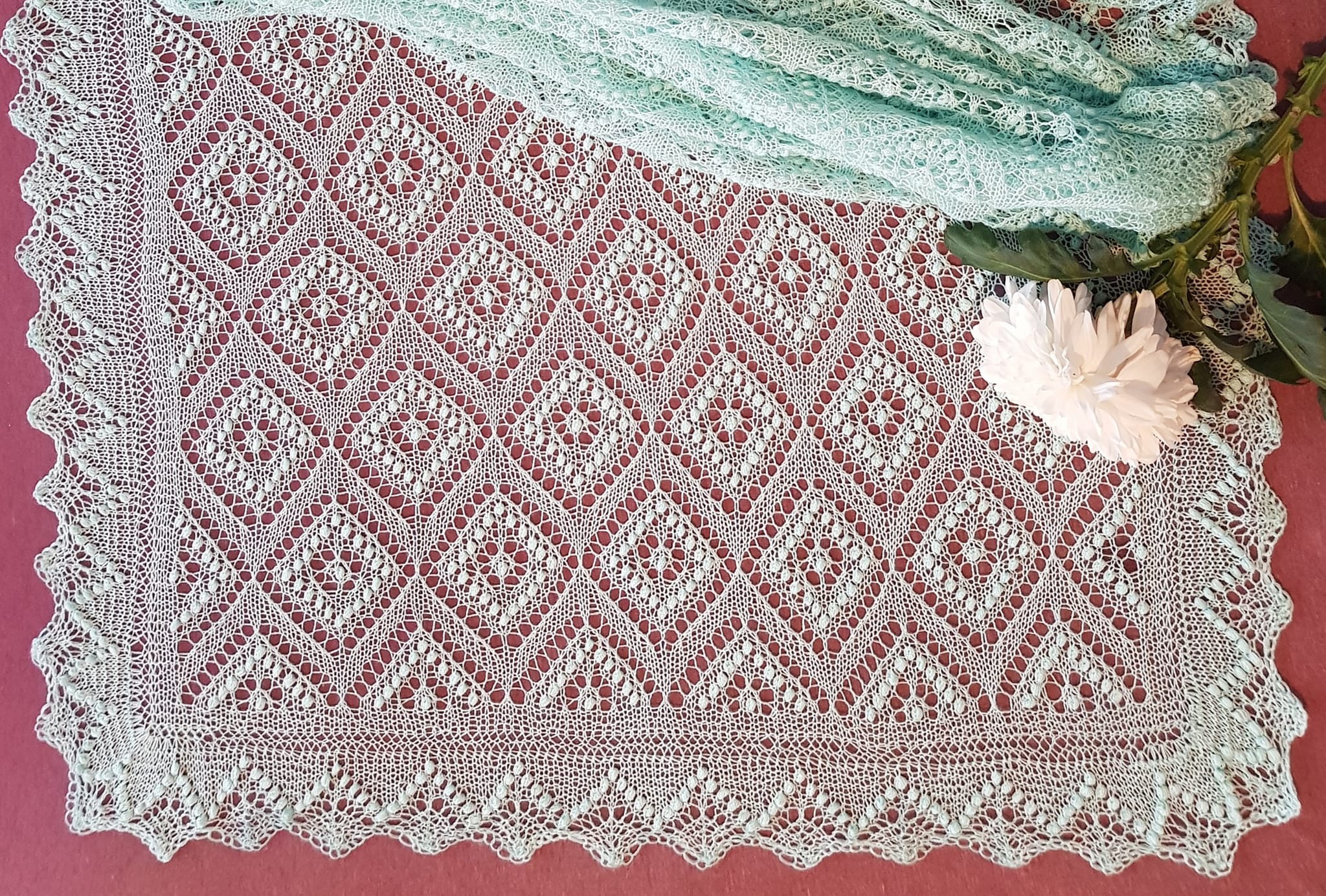 Haapsalu sall "Väike prints", mint tooni