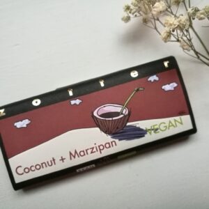Vegan, täidisega šokolaad "Coconut and Marzipan"