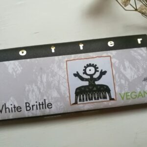 Vegan, täidisega šokolaad "White Brittle"