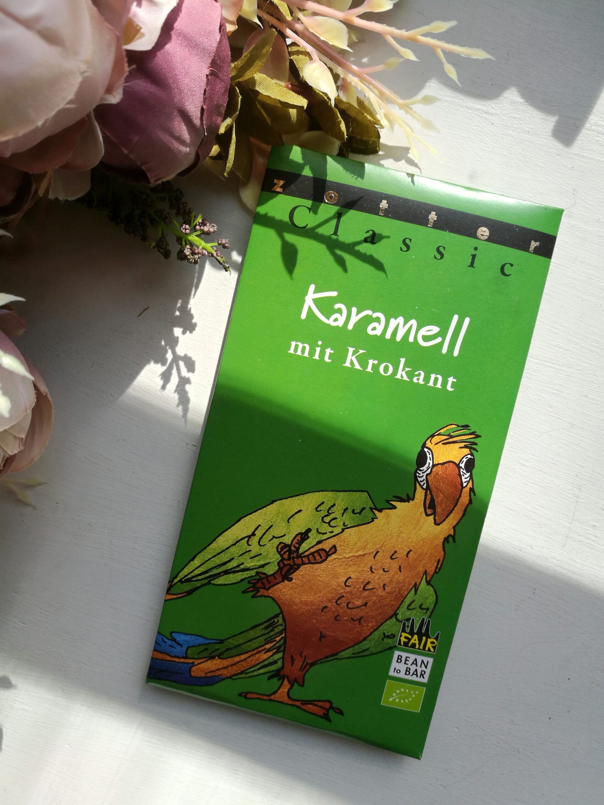 Klassikaline šokolaad "Karamell mit Krokant"- karamellimaitseline šokolaad