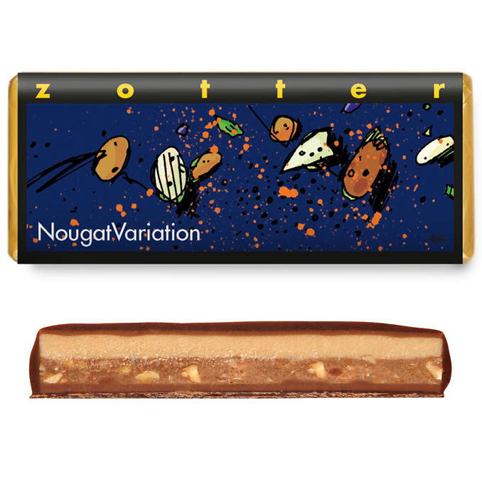 Täidisega šokolaad "Nougat Variation"- pralineevalik