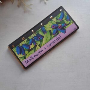 Täidisega šokolaad "Maibeeren + Lavendel"- Kuslapuu ja lavendel