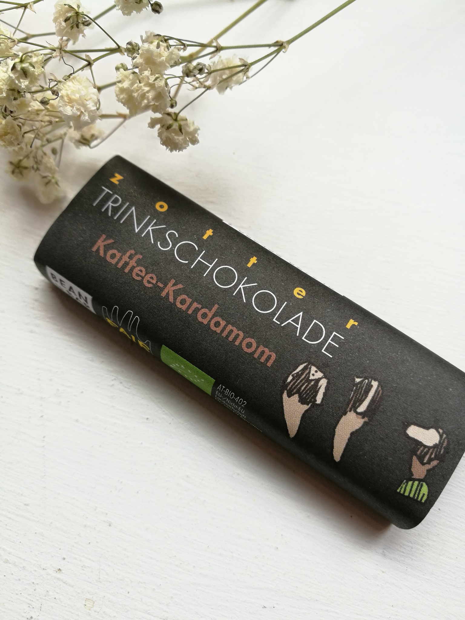 Joogišokolaadi batoon "Kaffee-Kardamom"-"Coffee-Cardamom"