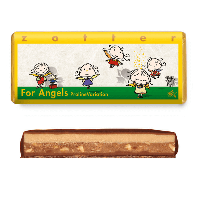 Täidisega šokolaad "For Angels!"-Praline variations
